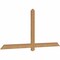 Ekena Millwork Eugene Smooth Timber Gable Bracket, Western Red Cedar, 72"W x 33"H x 1 1/2"D x 3 1/2"F, 11/12 Pitch GBW072X33X0204EUG00SWR - alternate 2